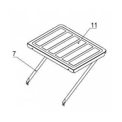 TABLE D EXTENSION ARRIERE POUR SCIE SUR TABLE