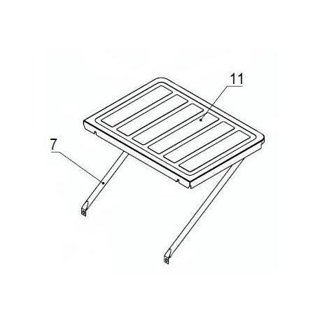 TABLE D EXTENSION ARRIERE POUR SCIE SUR TABLE