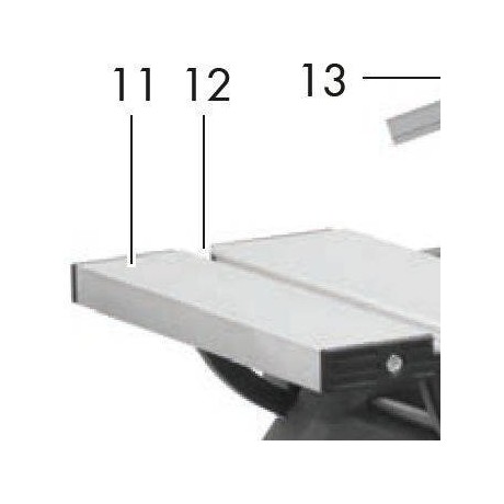 TABLE DE PONÇAGE DE LA PONCEUSE PTSG 140 B2