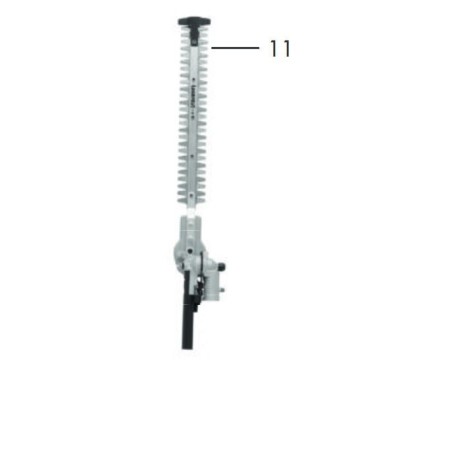 BÂTI DE LAME POUR OUTIL MULTIFONCTION PARKSIDE PKGA 40 LI A1 - IAN 313870