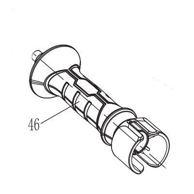 POIGNEE POUR MEULEUSE PARKSIDE PWS 115 A1