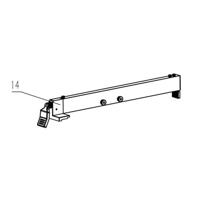 BUTEE PARALLELE POUR SCIE SUR TABLE PARKSIDE PTKS 2000 - REF: 91106120