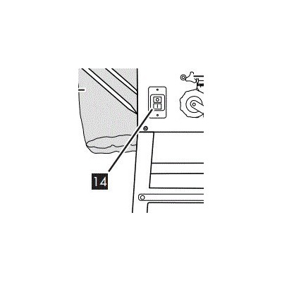 INTERRUPTEUR ON/OFF POUR SCIE CIRCULAIRE SUR TABLE PARKSIDE - REF: 91104952