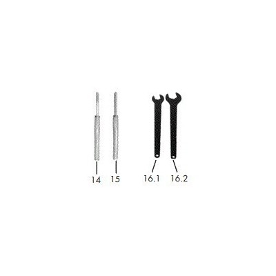 KIT D'OUTILS POUR TOUR A BOIS PARKSIDE PDM 600 C3 - REF: 91110027