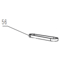 COURROIE DE DISTRIBUTION POUR PONCEUSE A BROCHE OSCILLANTE PARKSIDE PSSO 500 A1 - REF: 91110221