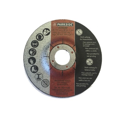 DISQUE DE MEULAGE POUR MEULEUSE D'ANGLE SANS FIL PARKSIDE PWSA 18 A1